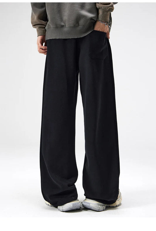 Image of Men's Wide Leg Drawstring Pants