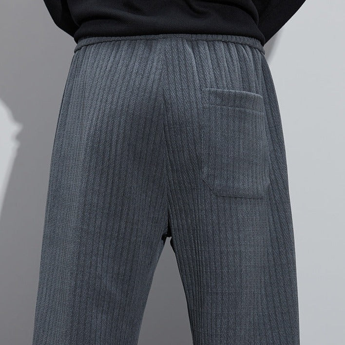 Image of Men's Wide Leg Drawstring Pants
