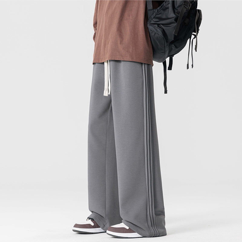 Image of Men's Wide Leg Drawstring Pants