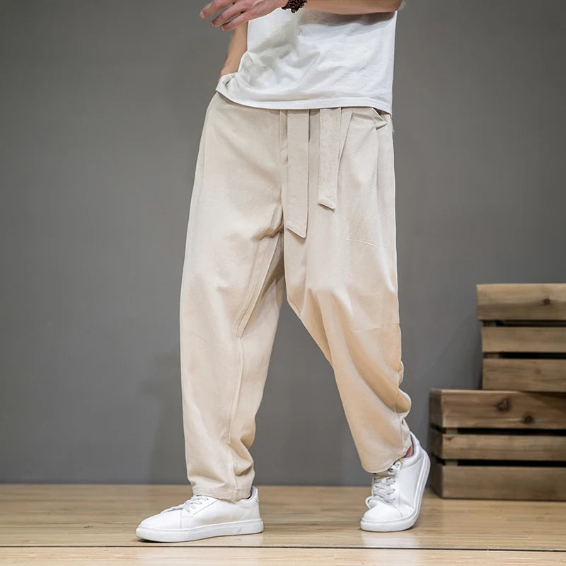 Image of Men's Wide Leg Pleated Pants