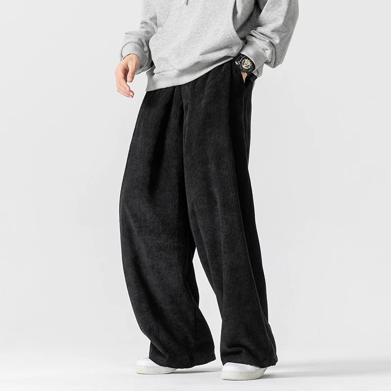Image of Men's Wide Leg Pleated Pants
