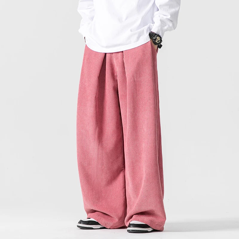 Image of Men's Wide Leg Pleated Pants