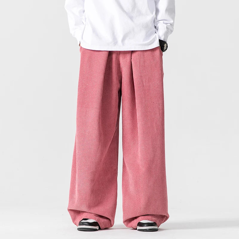 Image of Men's Wide Leg Pleated Pants