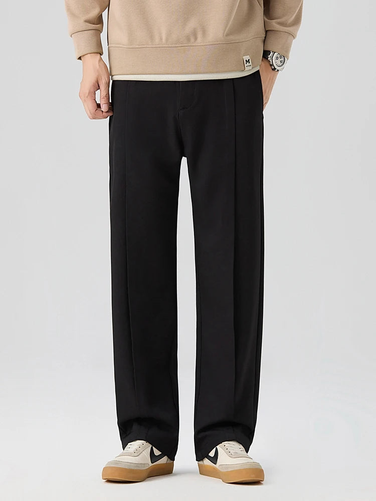 Image of Men's Wide Leg Pleated Pants