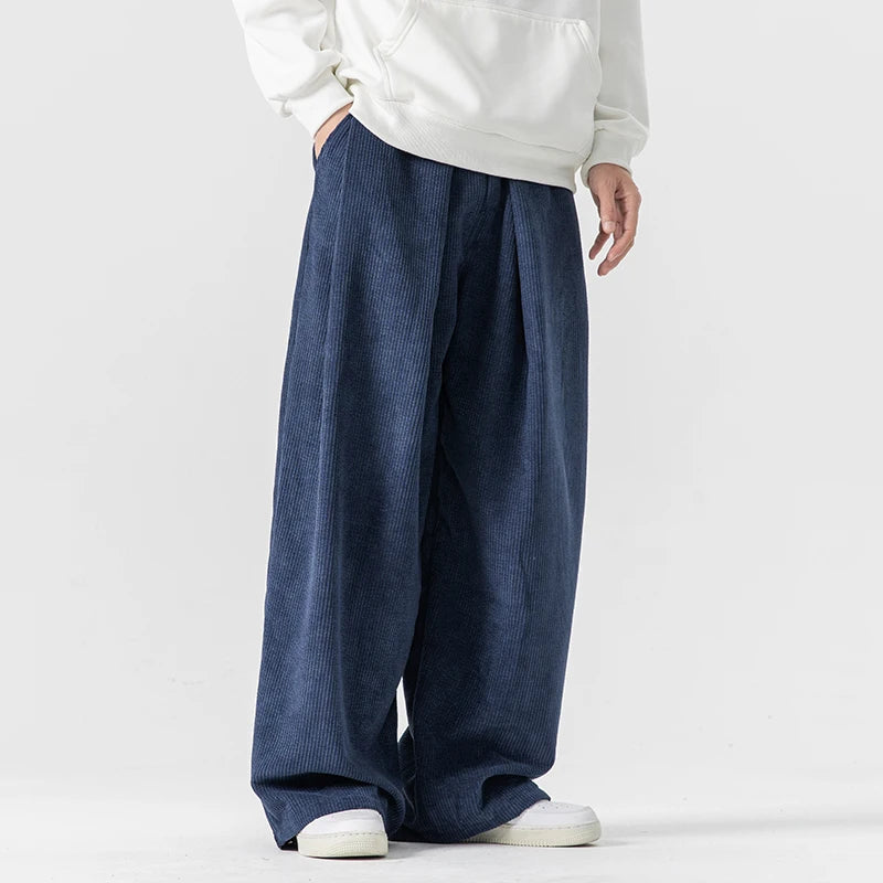 Image of Men's Wide Leg Pleated Pants
