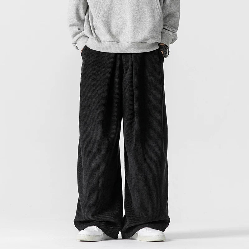 Image of Men's Wide Leg Pleated Pants