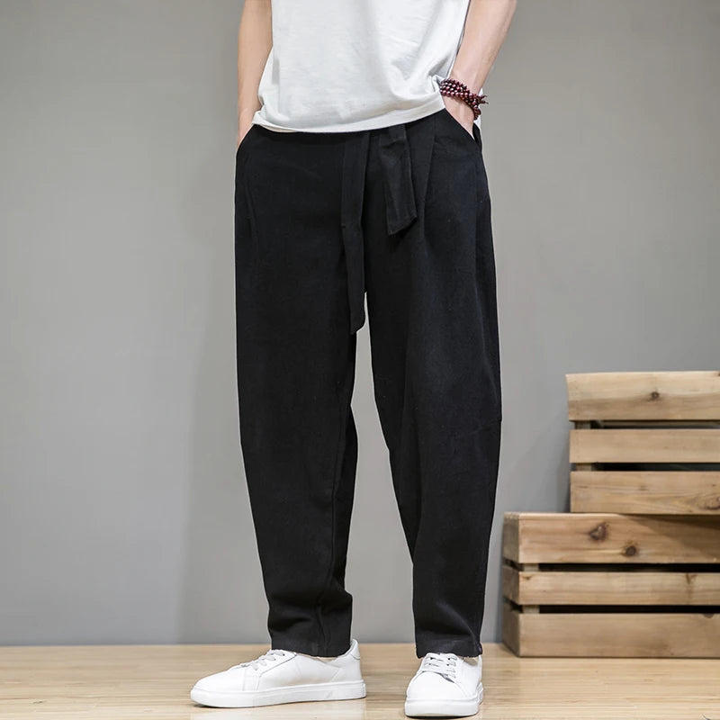 Image of Men's Wide Leg Pleated Pants