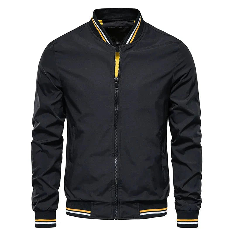 Image of Men's Zip Up Bomber Jacket
