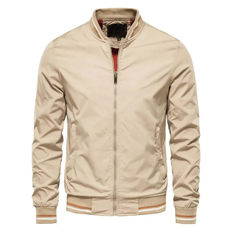 Image of Men's Zip Up Bomber Jacket