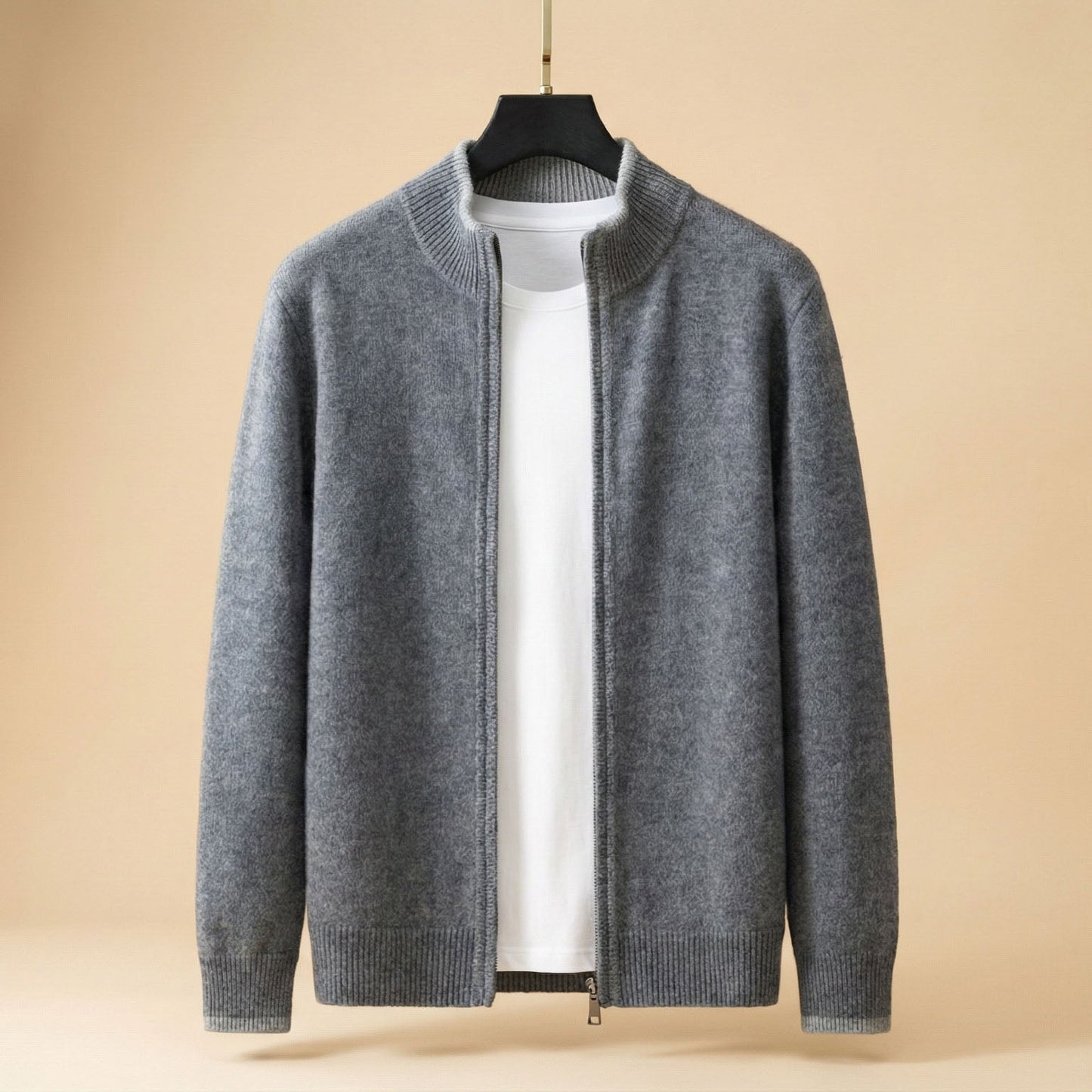 Image of Men's Zip Up Cardigan