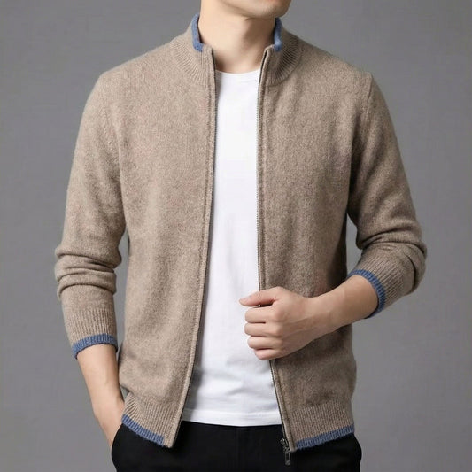 Image of Men's Zip Up Cardigan