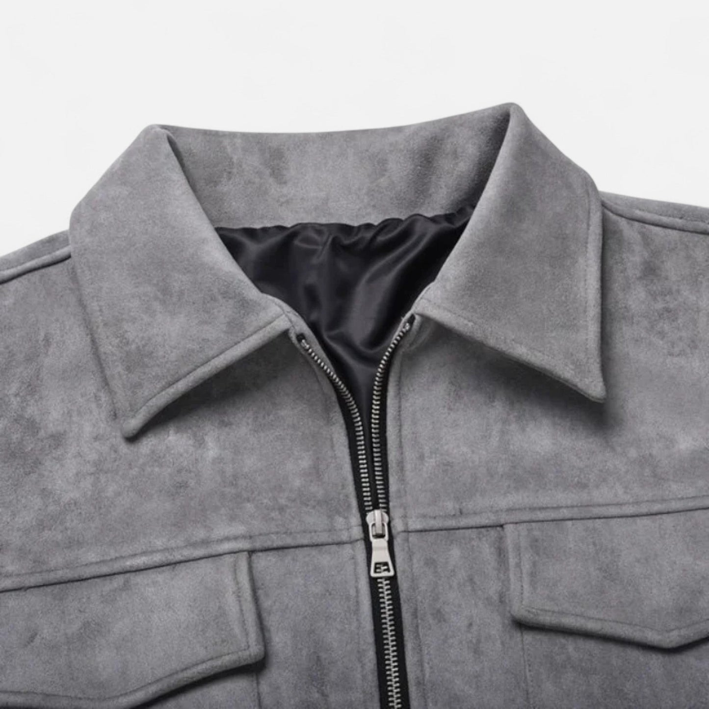 Image of Men's Zip-Up Collared Jacket