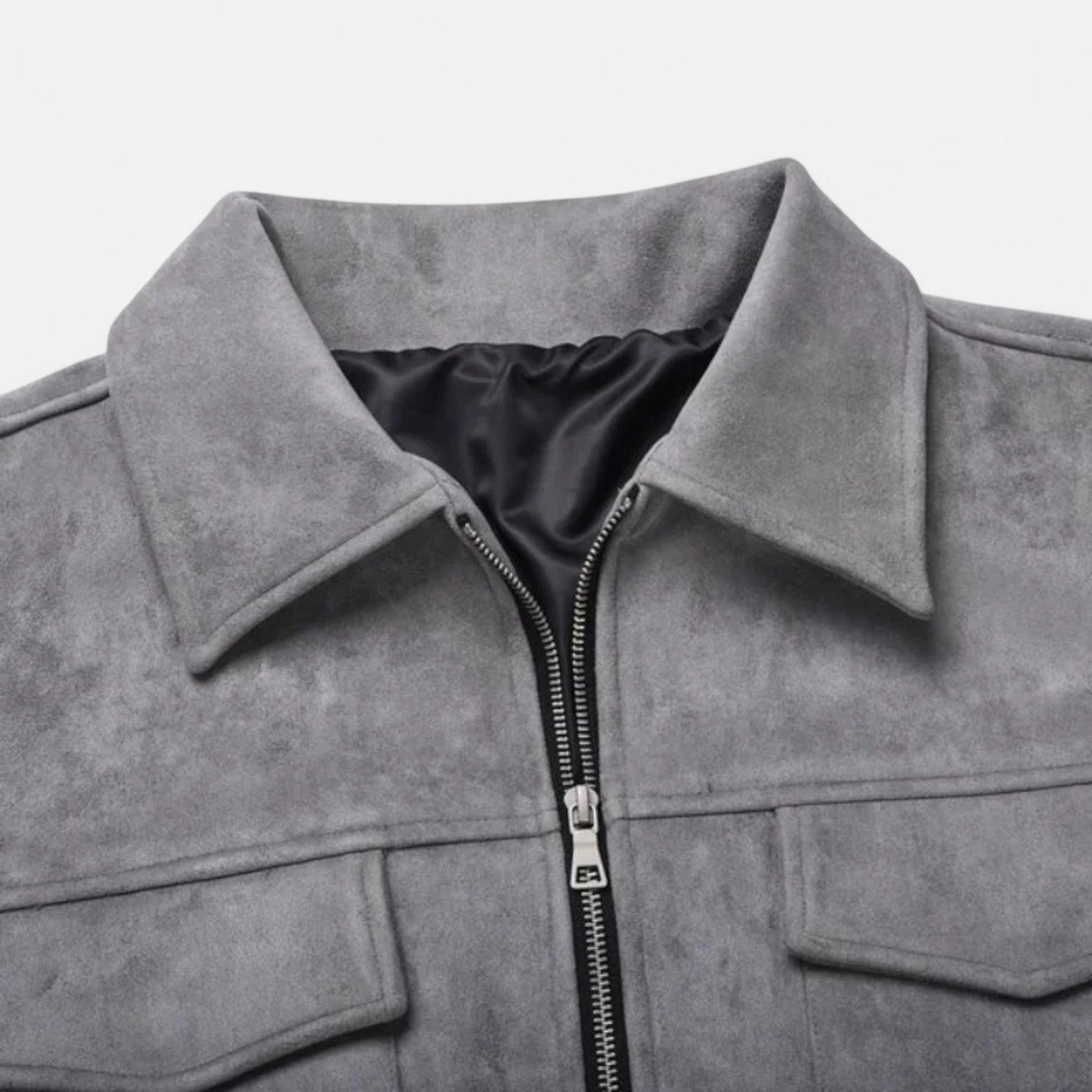 Image of Men's Zip-Up Collared Jacket