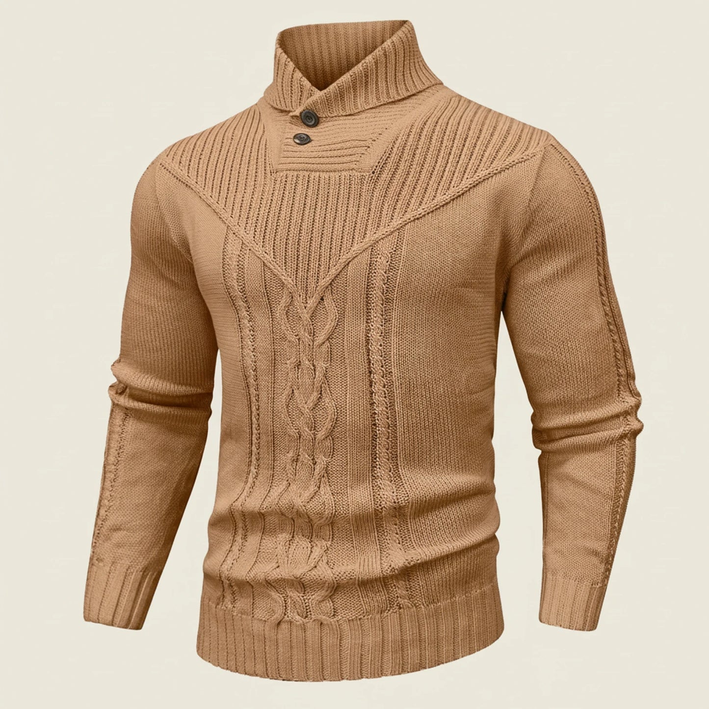 Men's Cable Knit Sweater Pullover