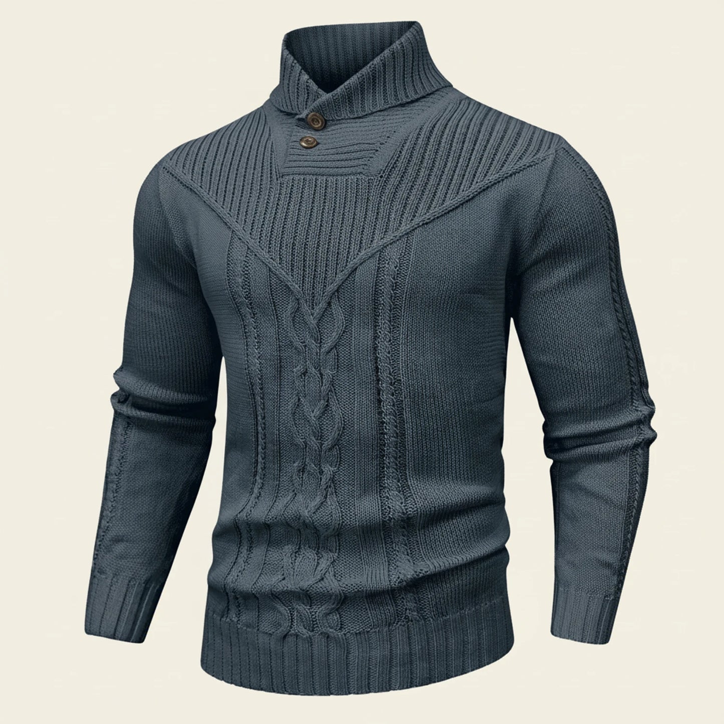 Men's Cable Knit Sweater Pullover
