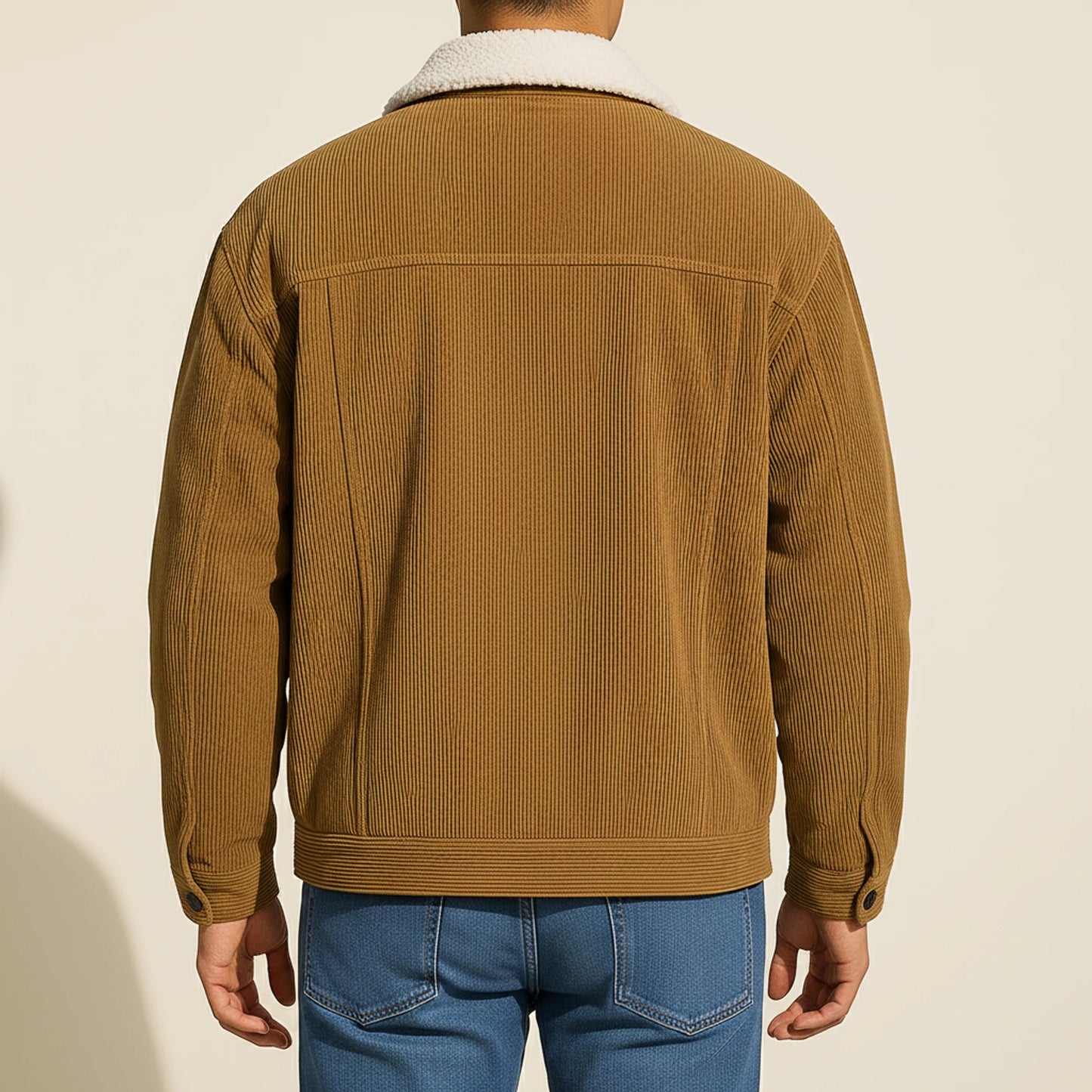 Men's Sherpa Lined Curdory Jacket