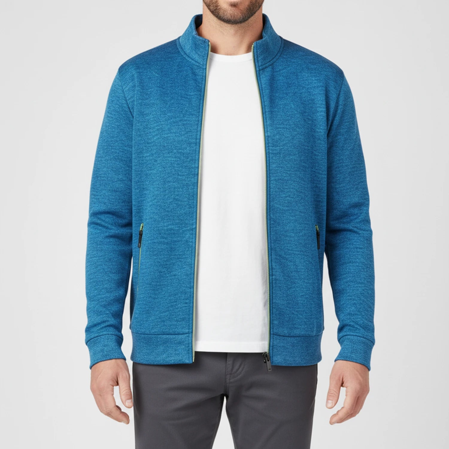 Men's Full Zip Sweater Jacket image