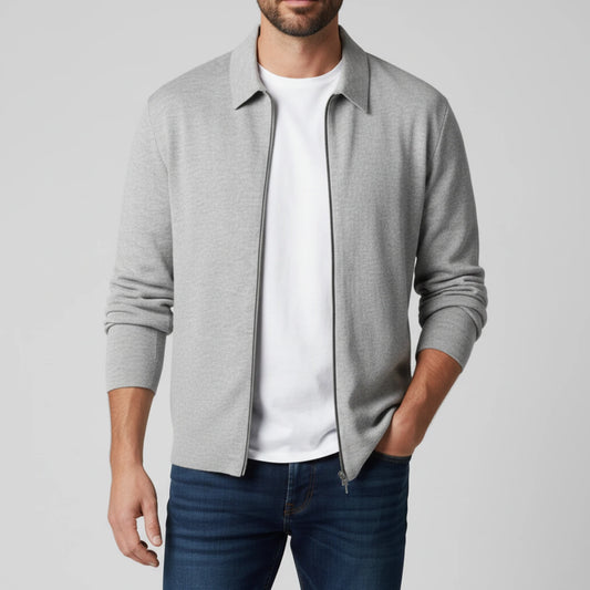Men's Full Zip Sweater Jacket image