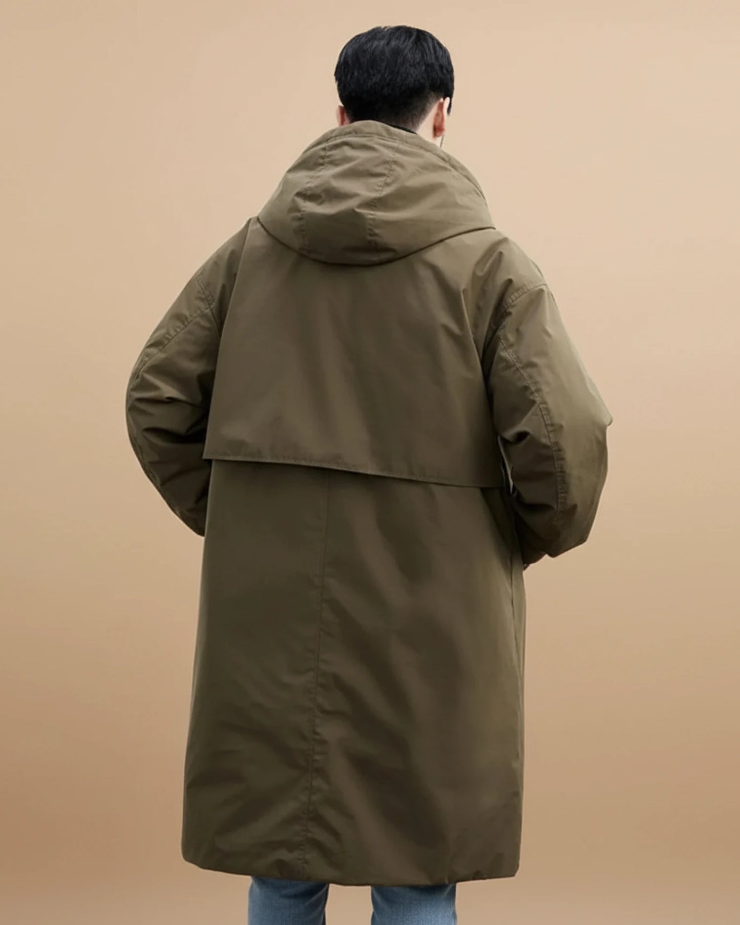 Men's Waterproof Hooded Overcoat