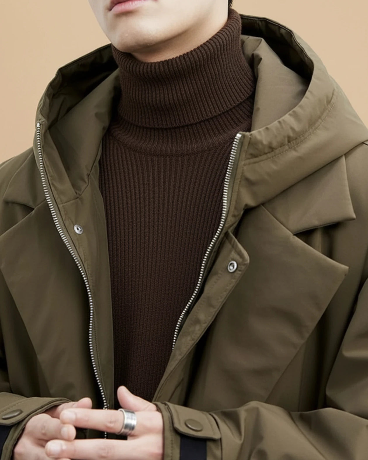Men's Waterproof Hooded Overcoat – Closora