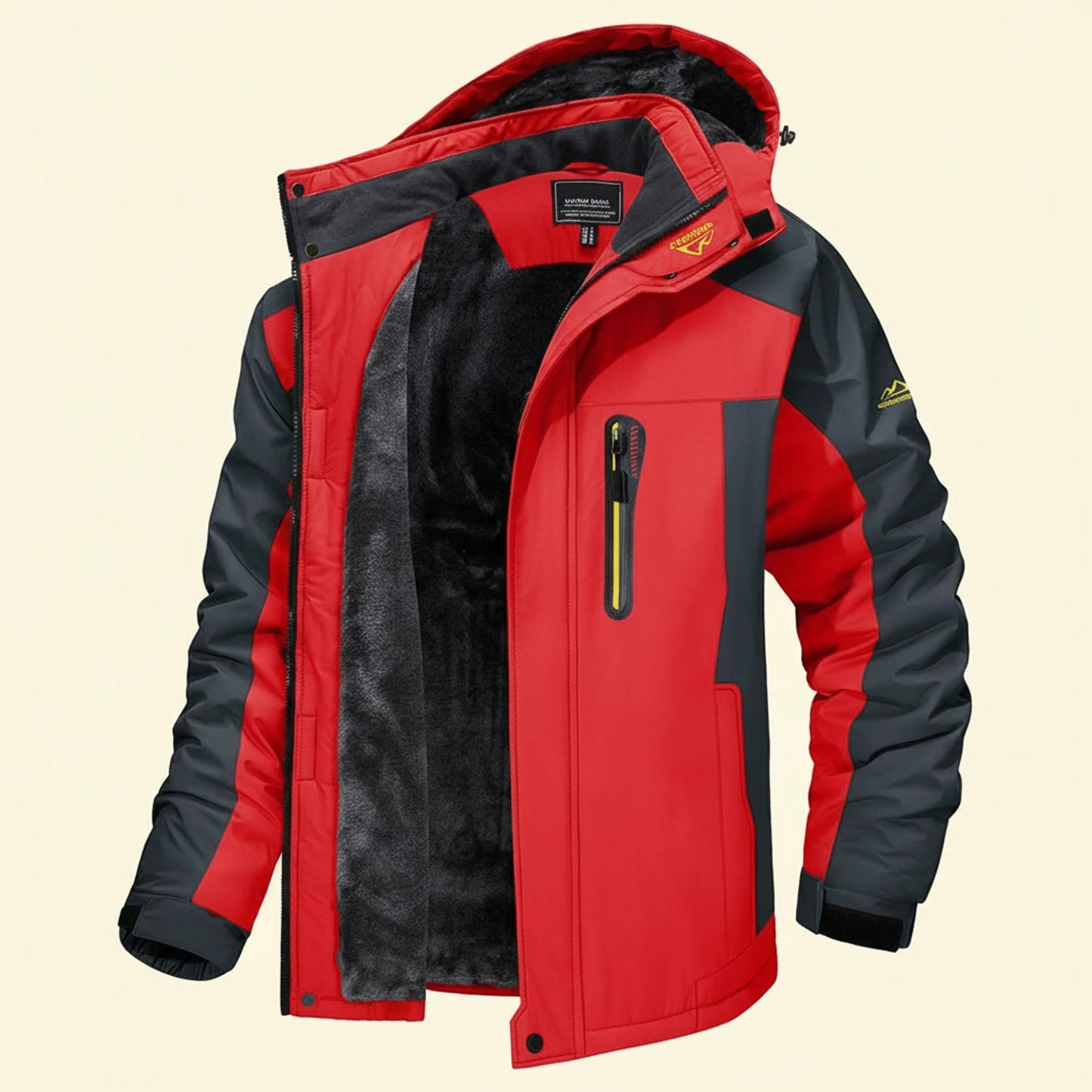 Men's Waterproof Outdoor Winter Fleece Jacket