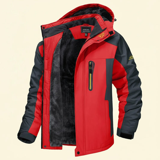 Men's Waterproof Outdoor Winter Fleece Jacket