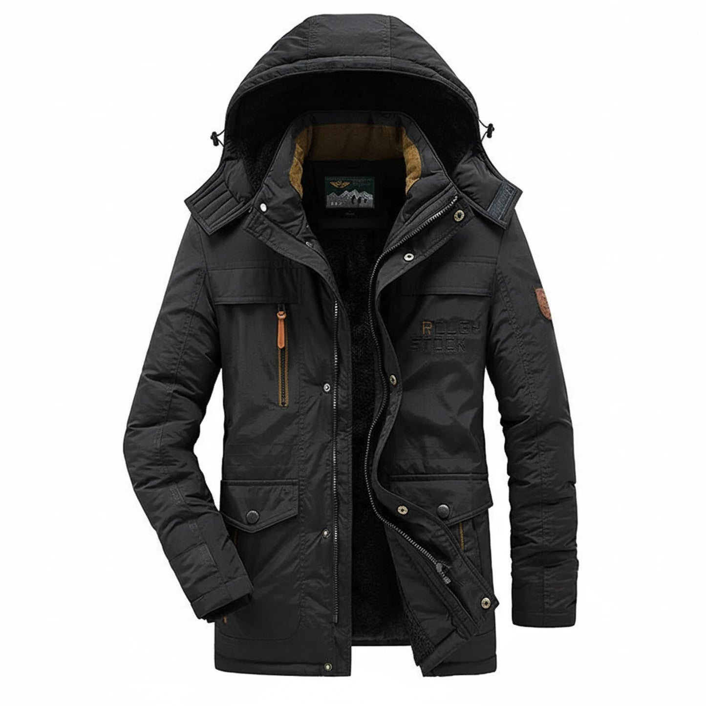 Men's Winter Hooded Parka Jacket