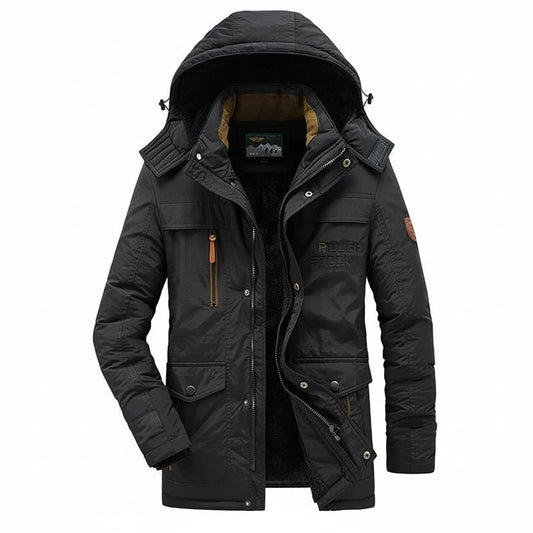 Men's Winter Hooded Parka Jacket