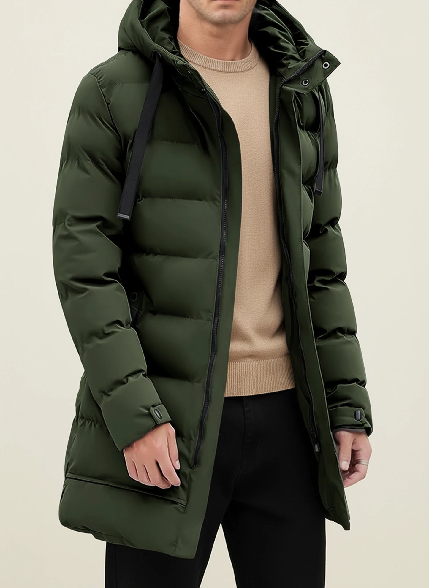 Men's Hooded Longling Puffer Jacket
