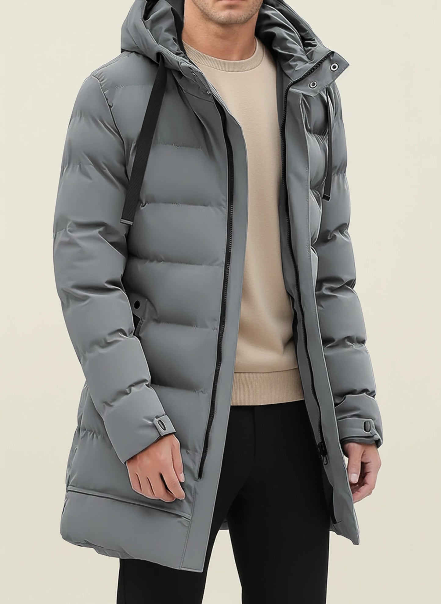 Men's Hooded Longling Puffer Jacket