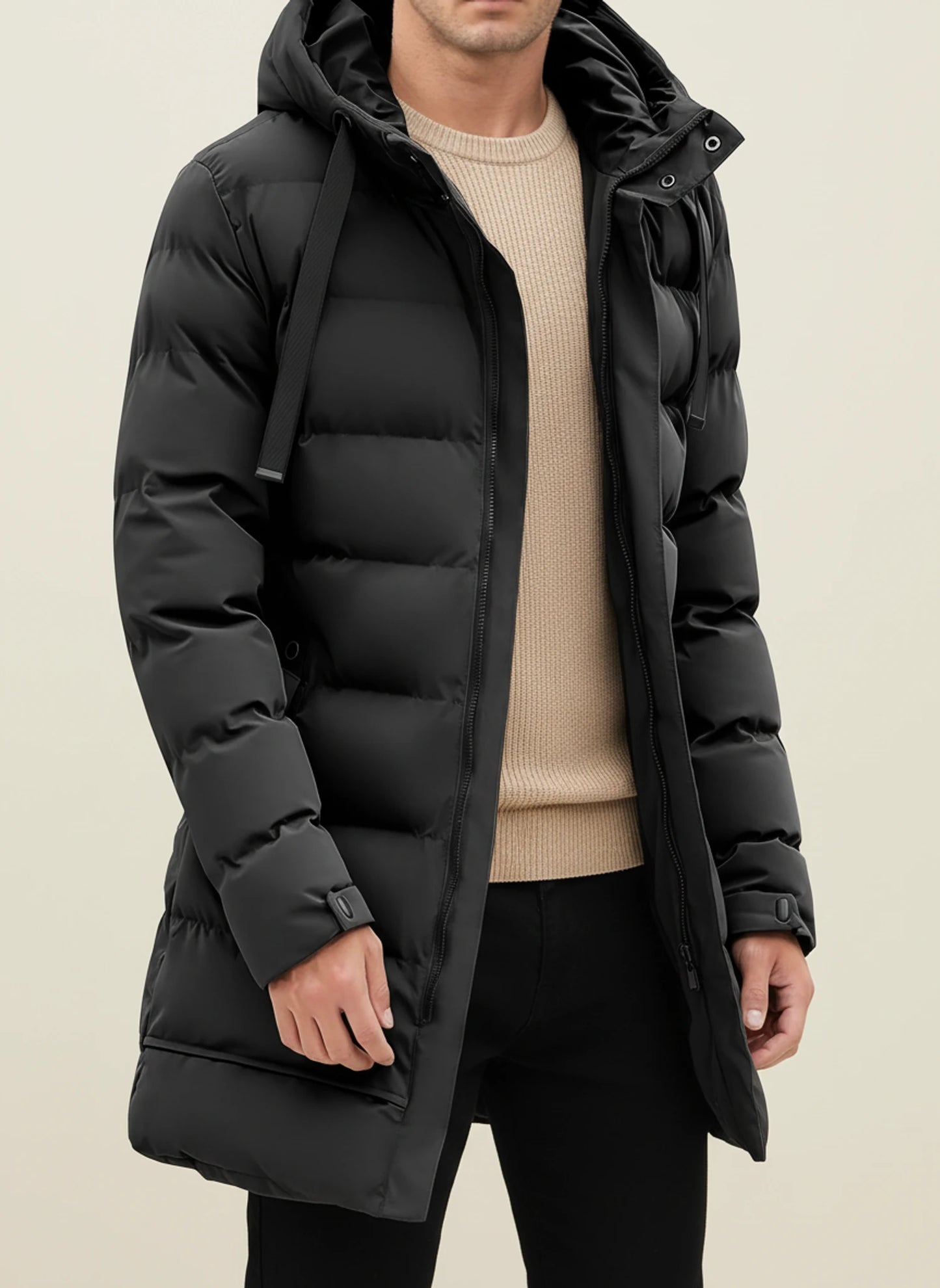 Men's Hooded Longling Puffer Jacket