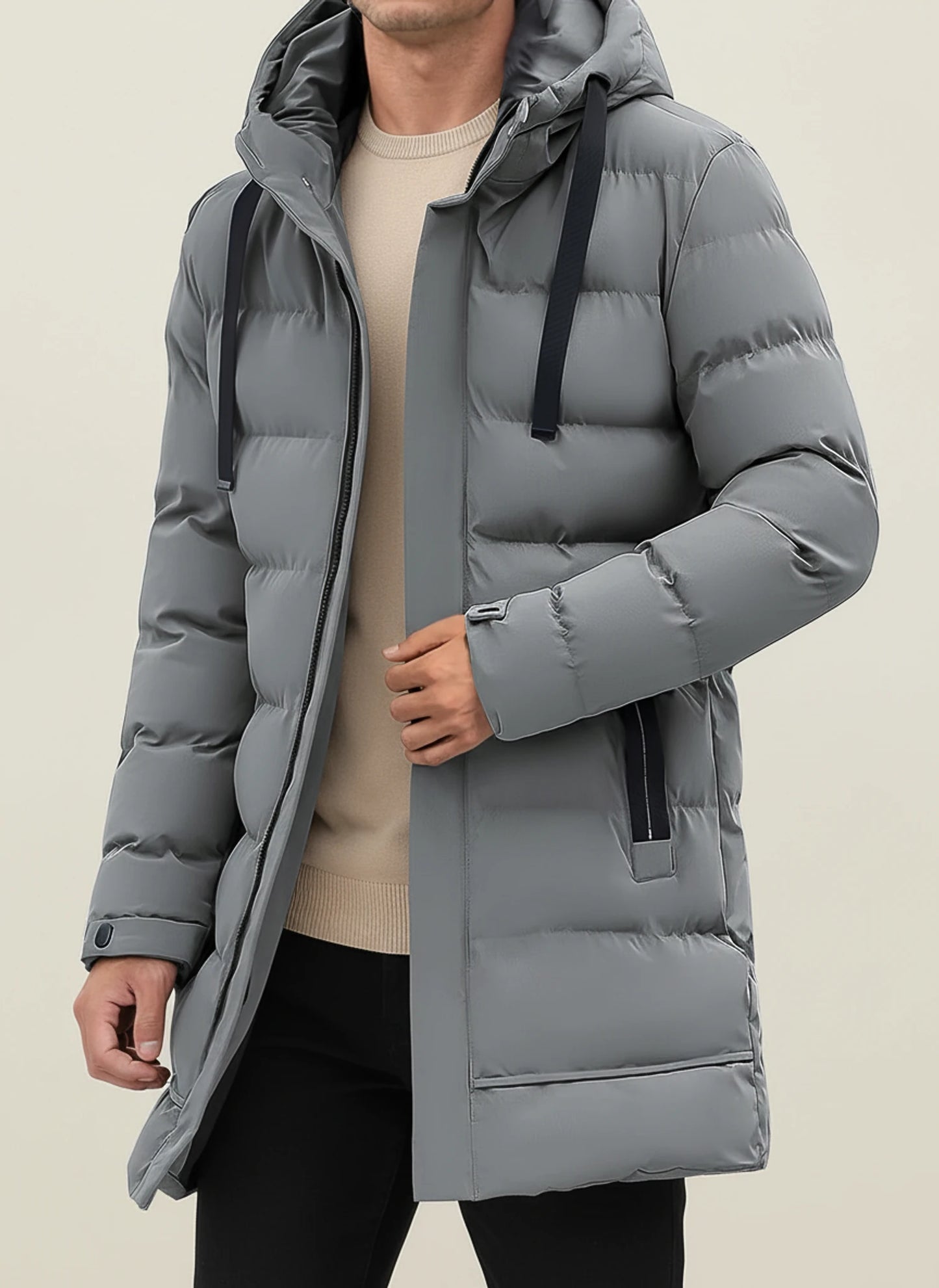 Men's Hooded Longling Puffer Jacket