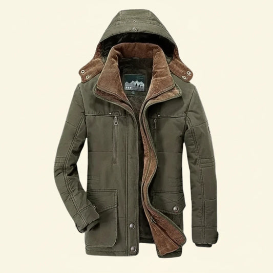 Men's Hooded Utility Winter Jacket