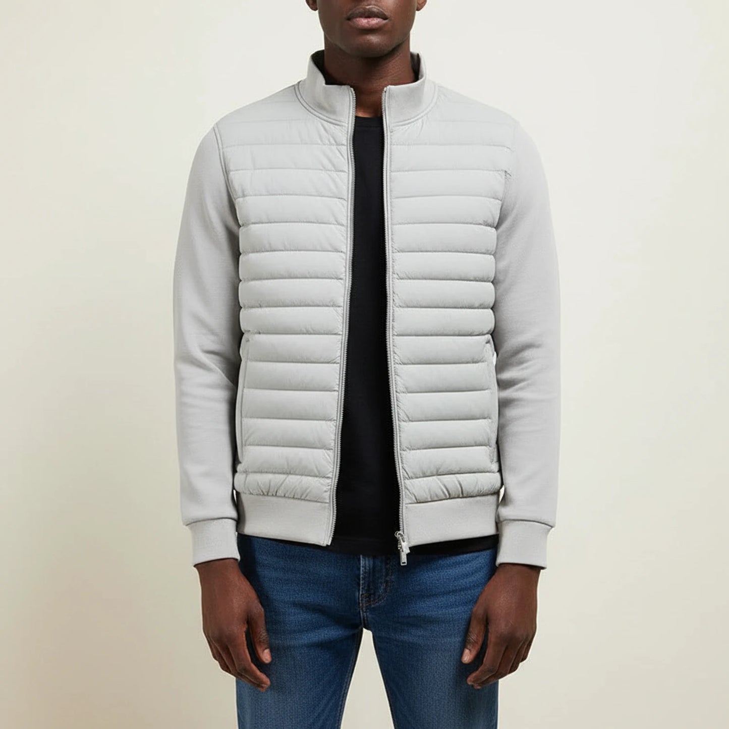 Men's Classic Puffer Bomber Jacket