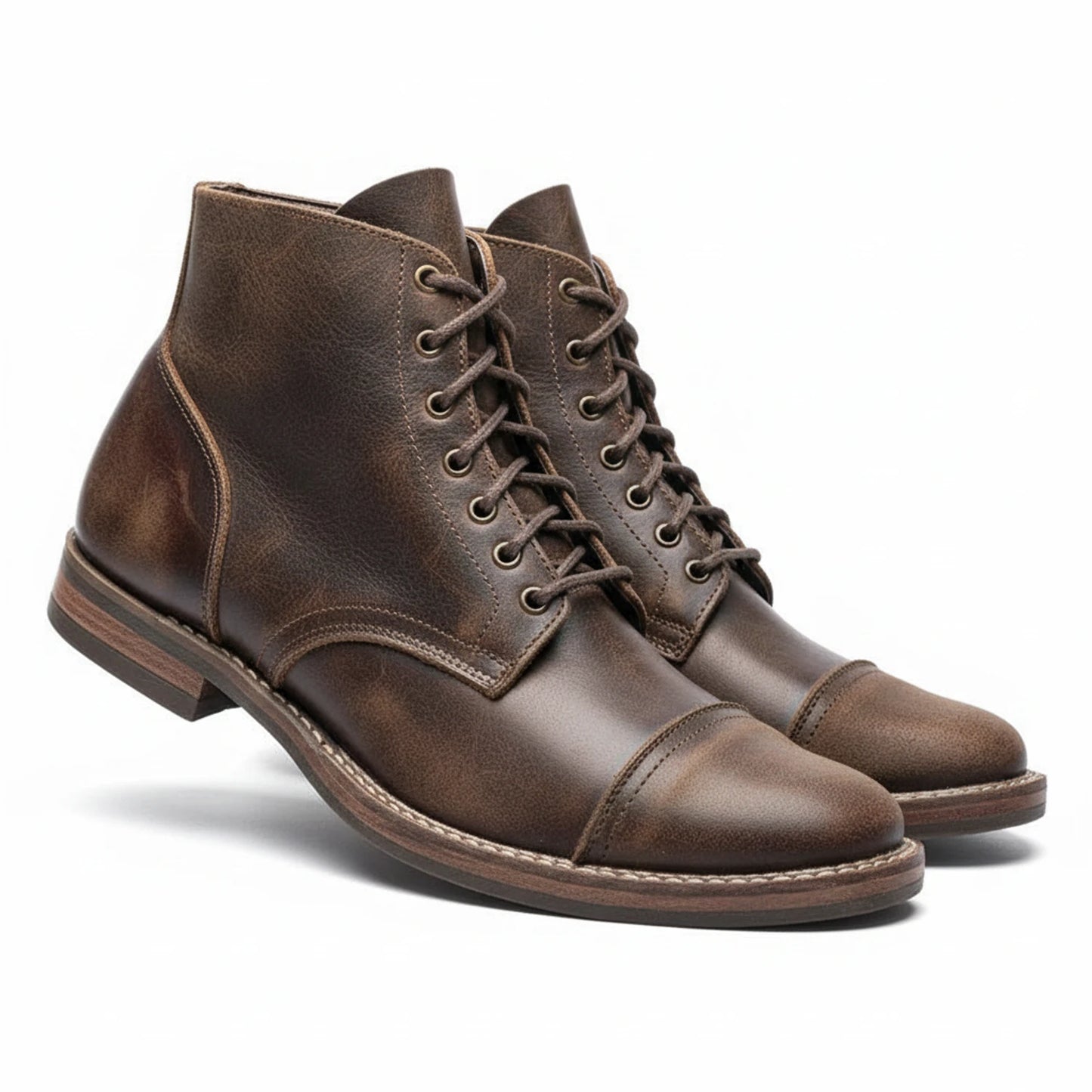 Men's Lace-Up Ankle Boots