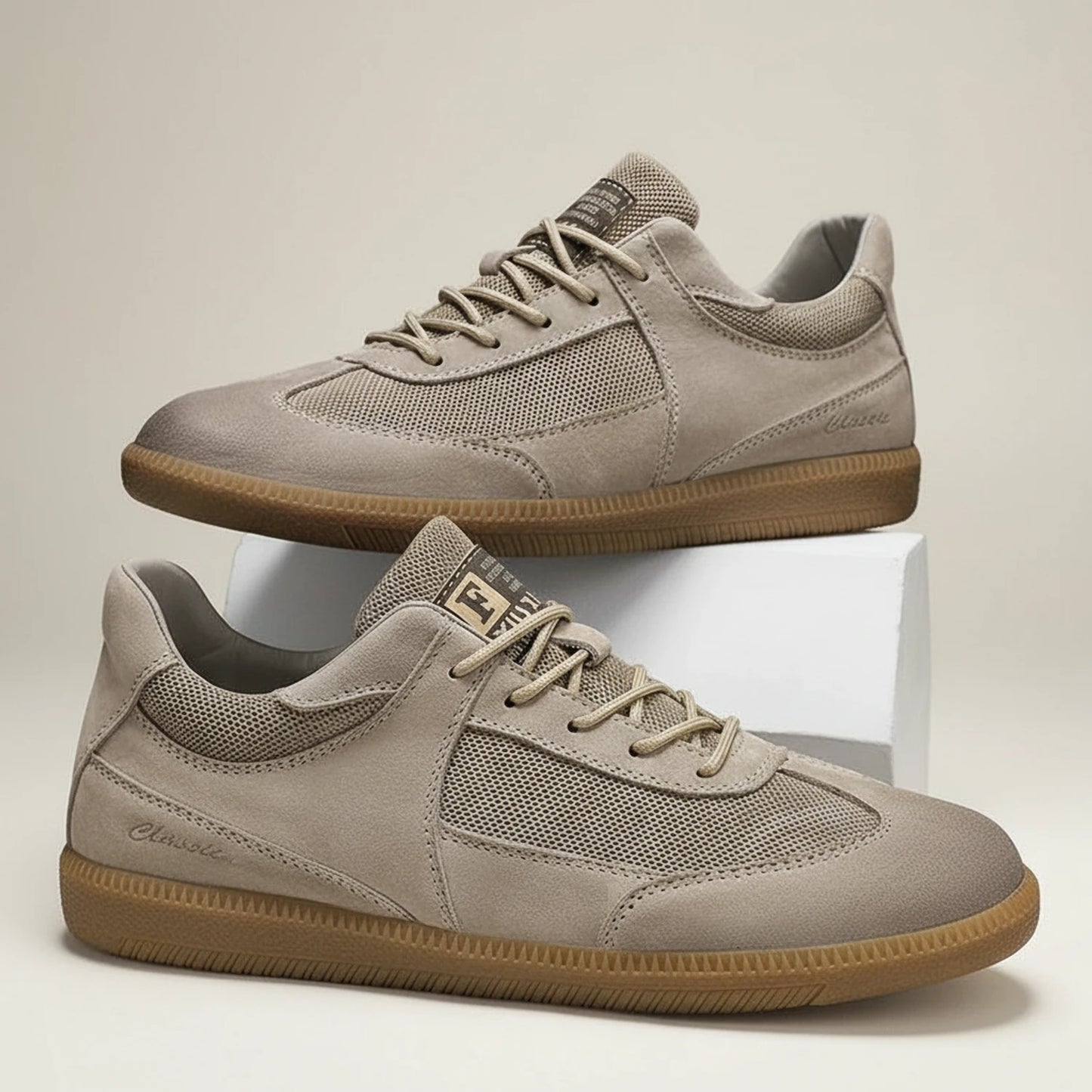 Men's Lace-Up Casual Sneakers