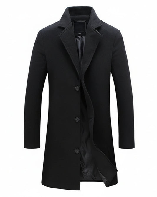 Men's Classic Formal Long Overcoat