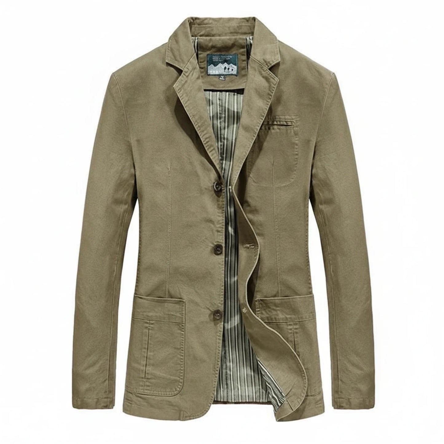 Men's Notch Lapel Blazer Jacket