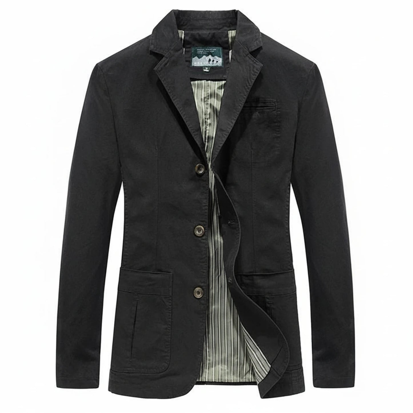Men's Notch Lapel Blazer Jacket