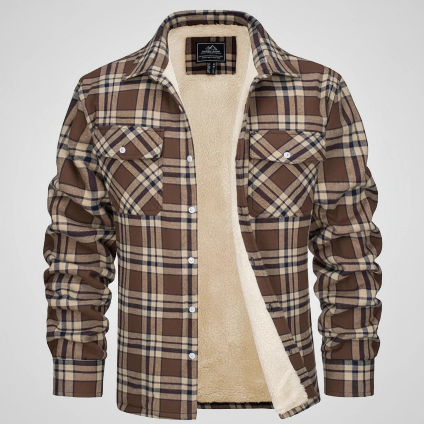 Men's Classic Plaid Flannel Jacket