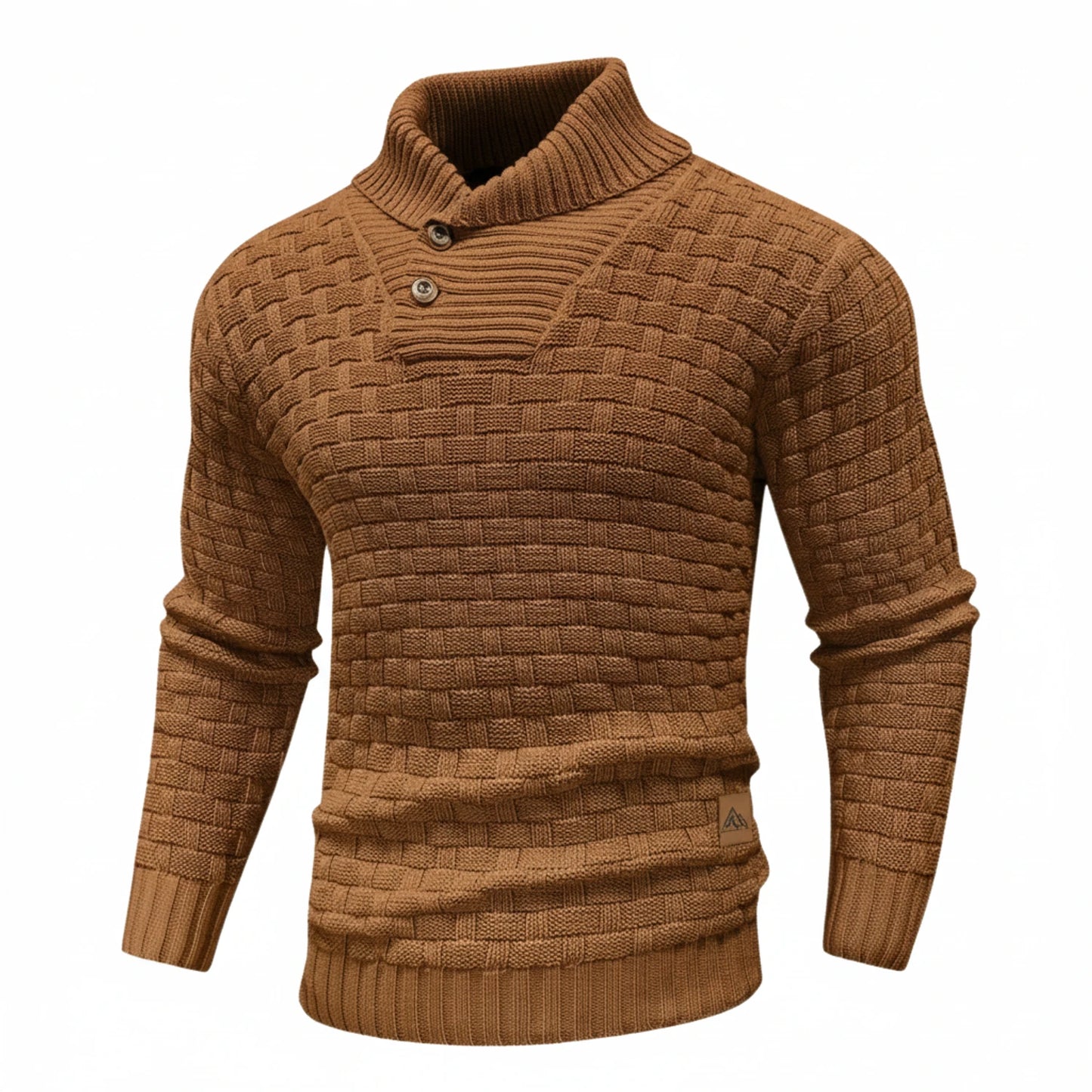 Men's Shawl Collar Winter Sweater