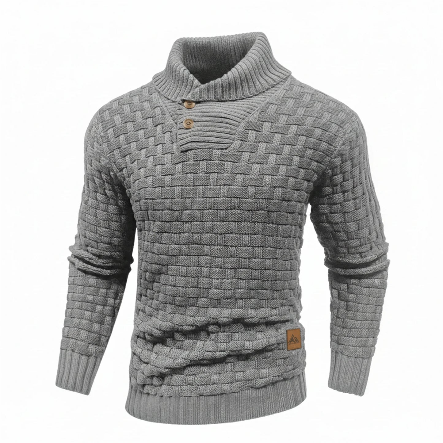 Men's Shawl Collar Winter Sweater