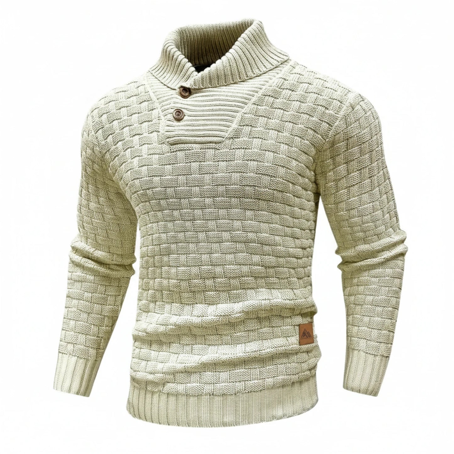 Men's Shawl Collar Winter Sweater