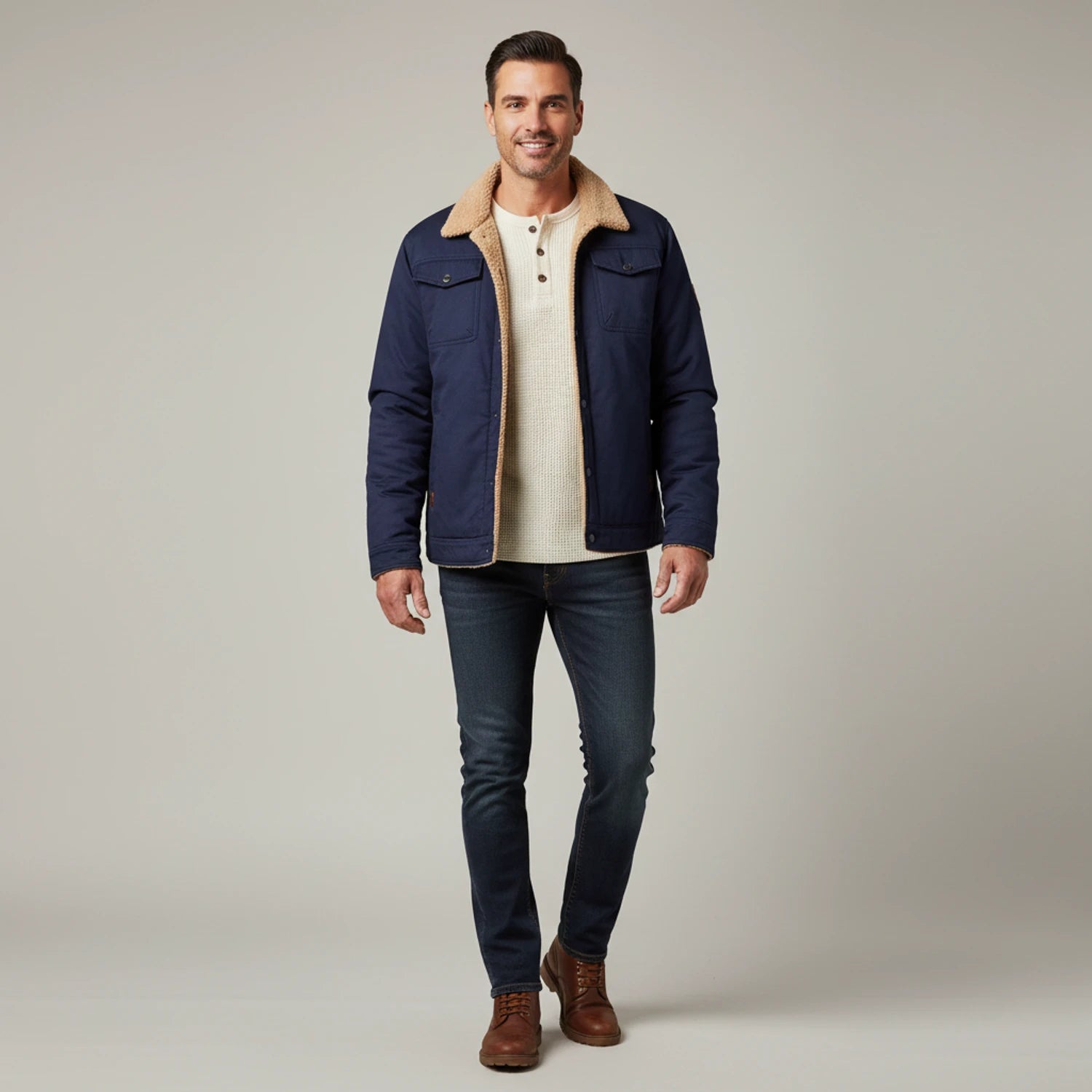 Men's Sherpa Collar Jacket image