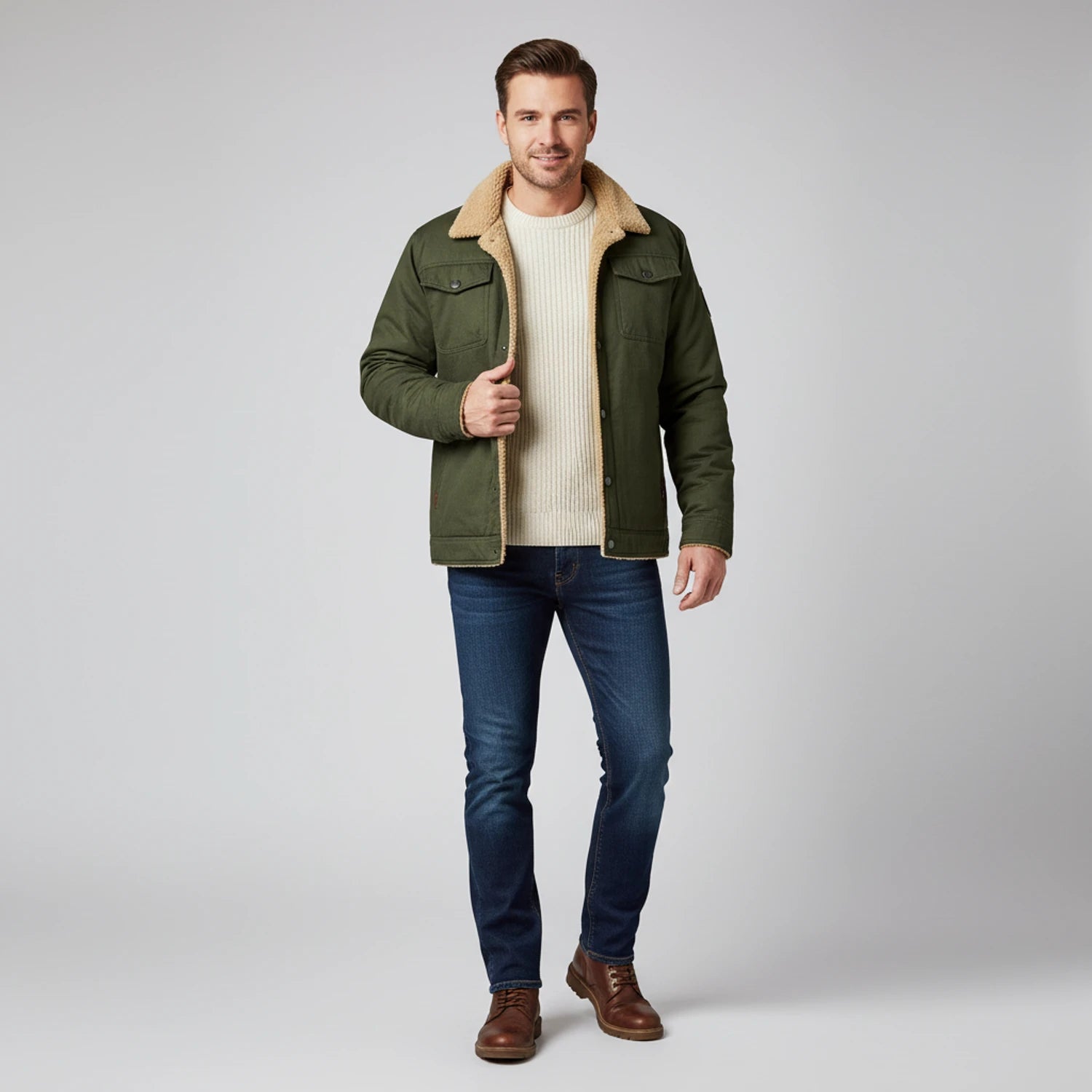 Men's Sherpa Collar Jacket image