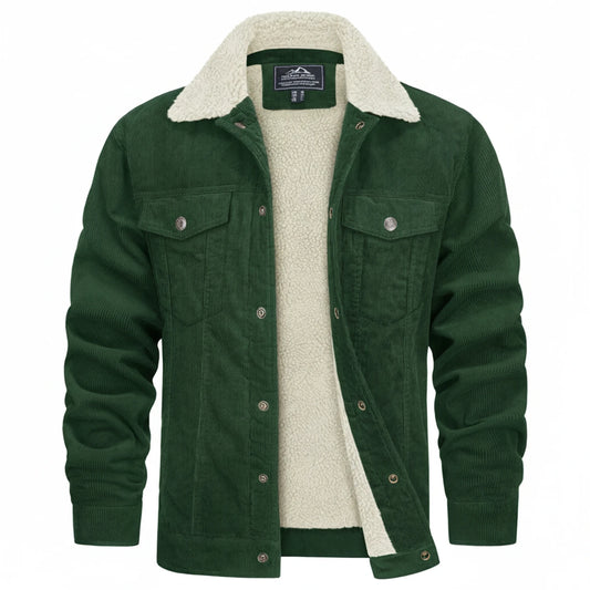 Men's Sherpa Lined Corduroy Jacket