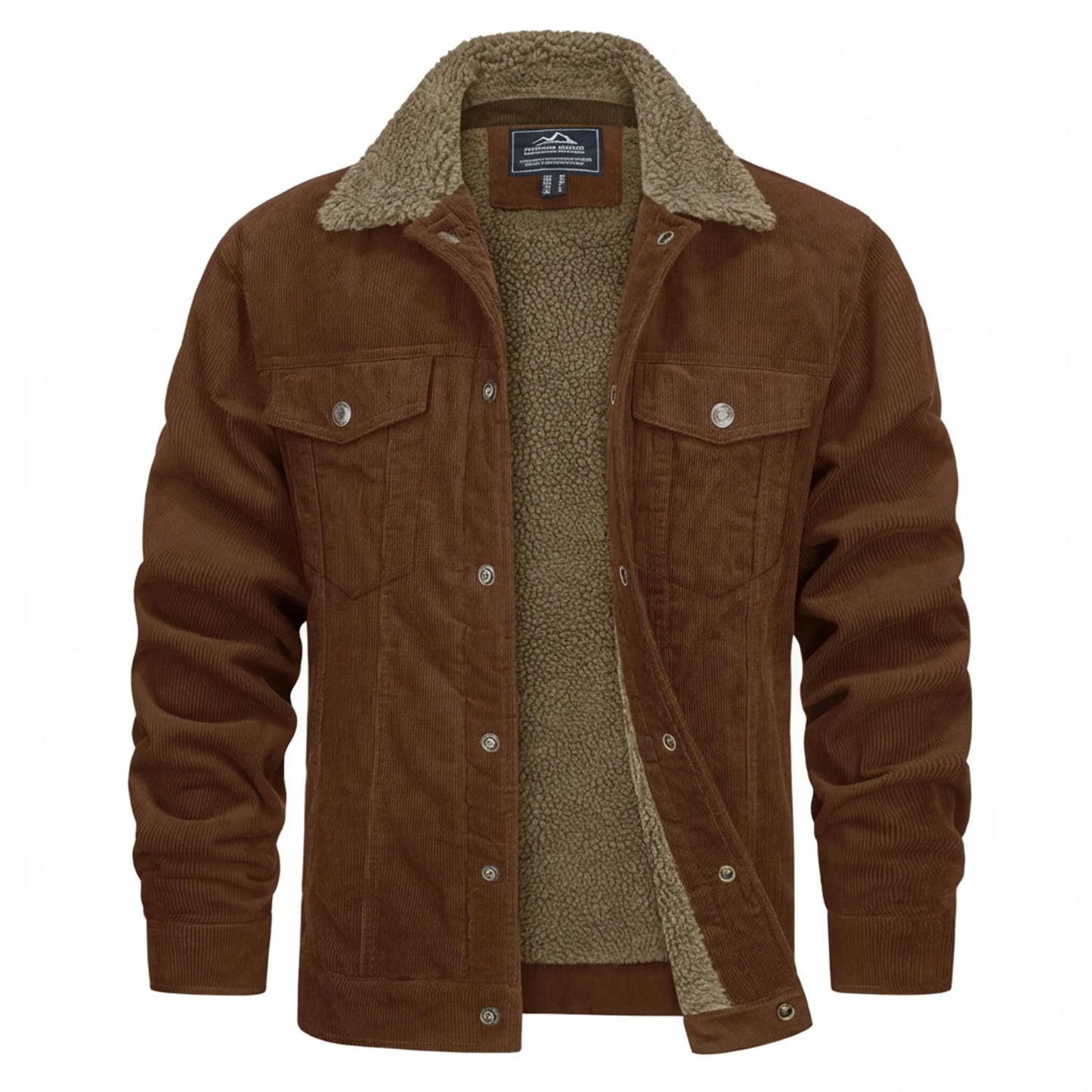 Men's Sherpa Lined Corduroy Jacket