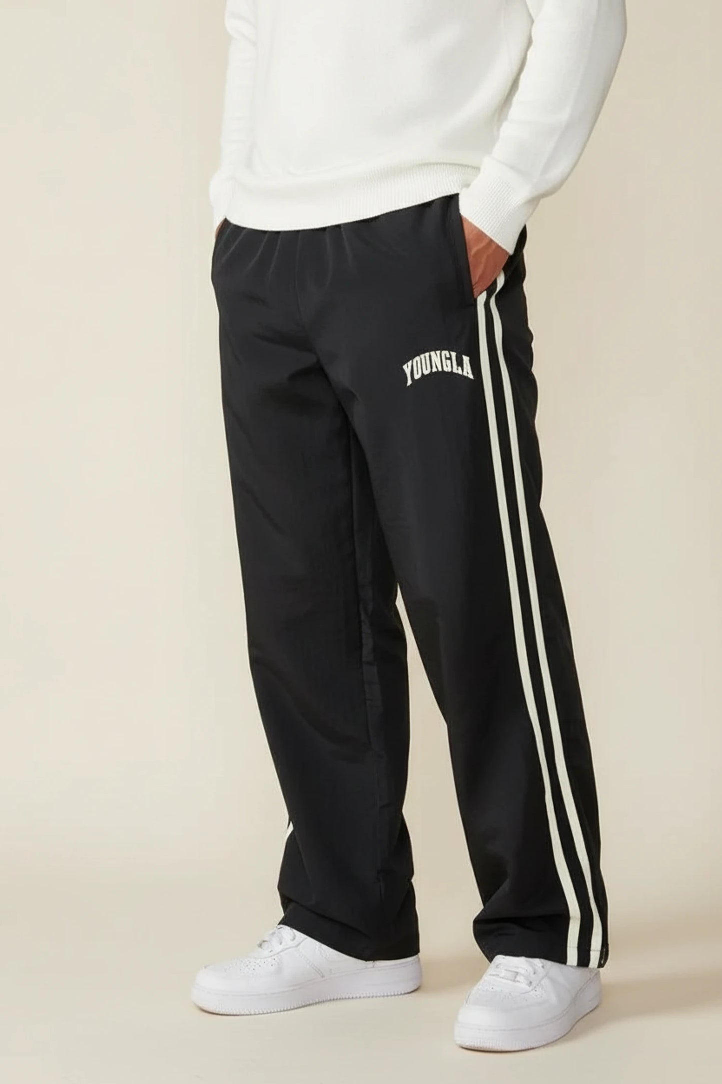 Men's Side Stripe Track Pants