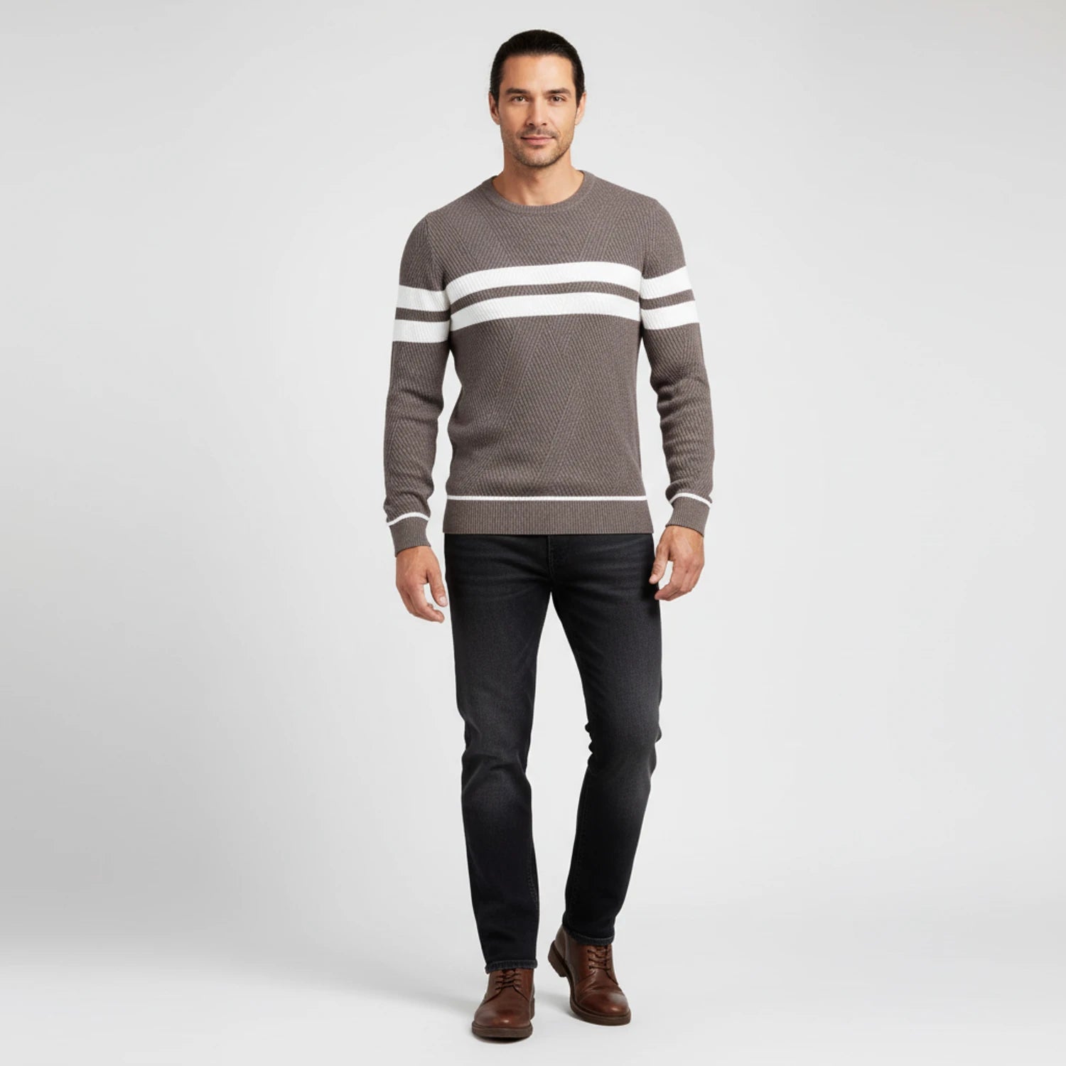 Men's Striped Sweater image
