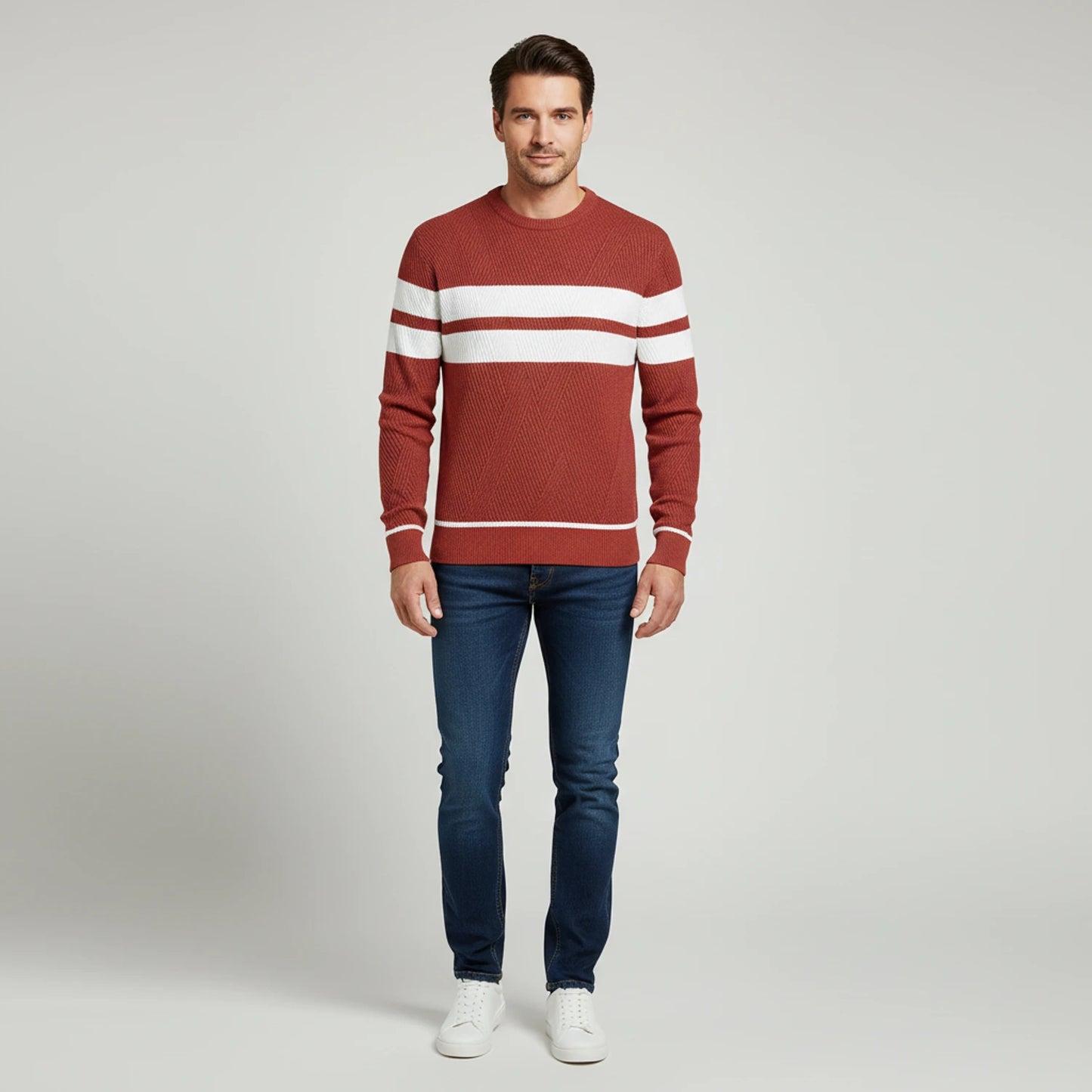 Men's Striped Sweater image